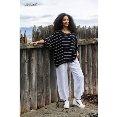 BOHÉME Top Knit Small Stripe B13230