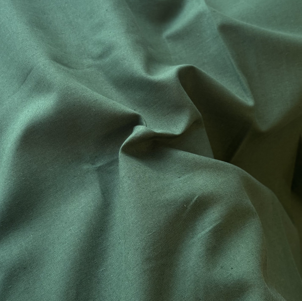 Lin/bomull - Forest Green - Image 1