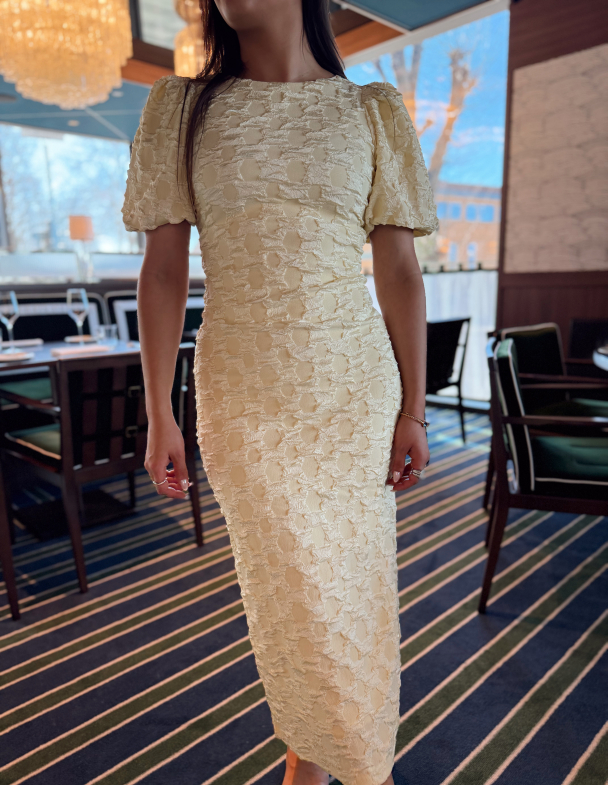 Miamaja 2/4 Long Dress - Anise Flower - Image 1