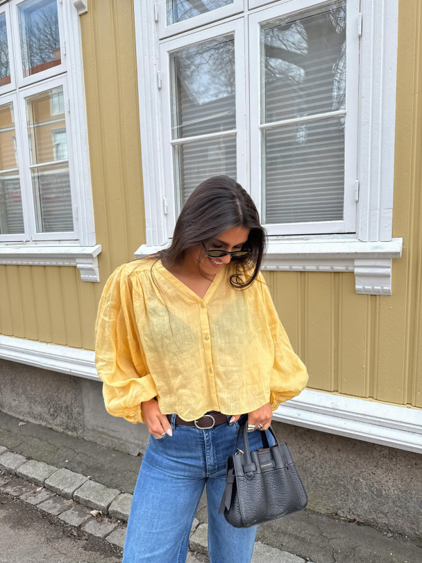 Leja Blouse - Butter Yellow - Image 6