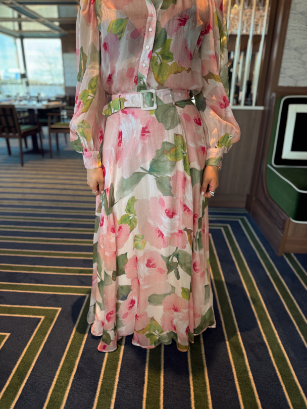 Organza Maxi Skirt - Rosette  - Image 6