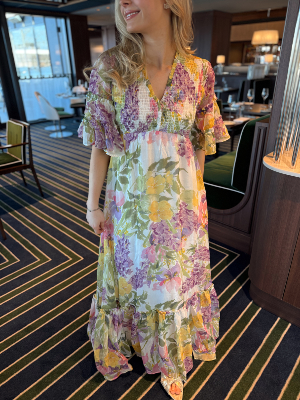 Organza Smocking Dress - Springfield  - Image 1