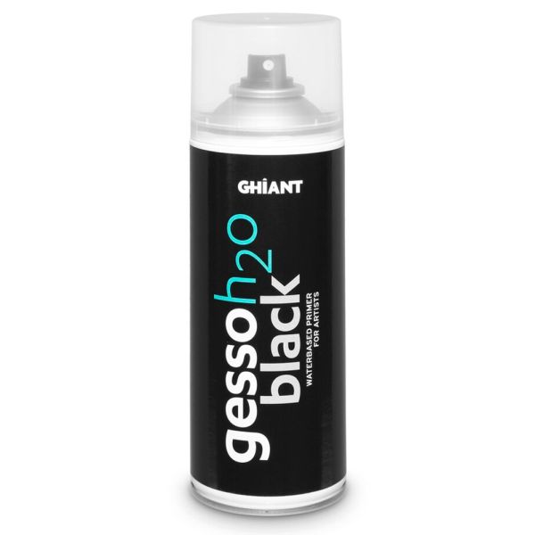 Ghiant H2O Gesso Spray Black 400ml