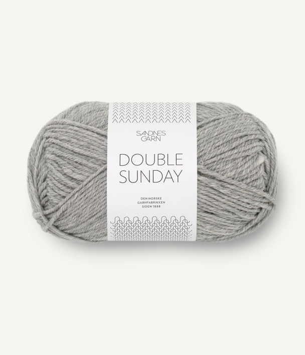 Double sunday gråmelert 1042