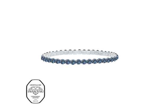 Aura elastisk tennis armb&aring;nd - Montana (S&oslash;lv)