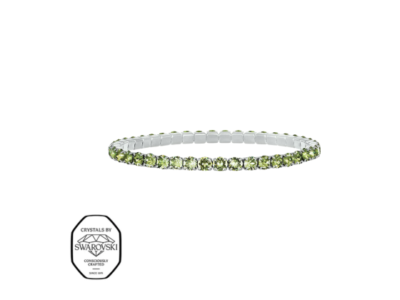 Aura elastisk tennis armb&aring;nd - Sitrus Gr&oslash;nn (S&oslash;lv)