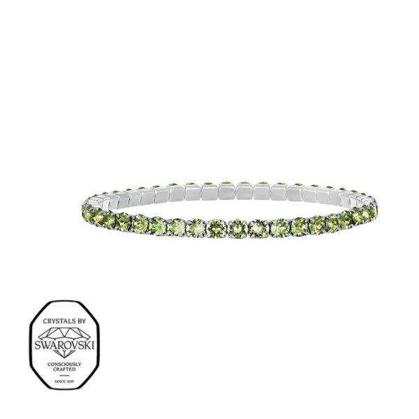 Aura elastisk tennis armb&aring;nd - Sitrus Gr&oslash;nn (S&oslash;lv)