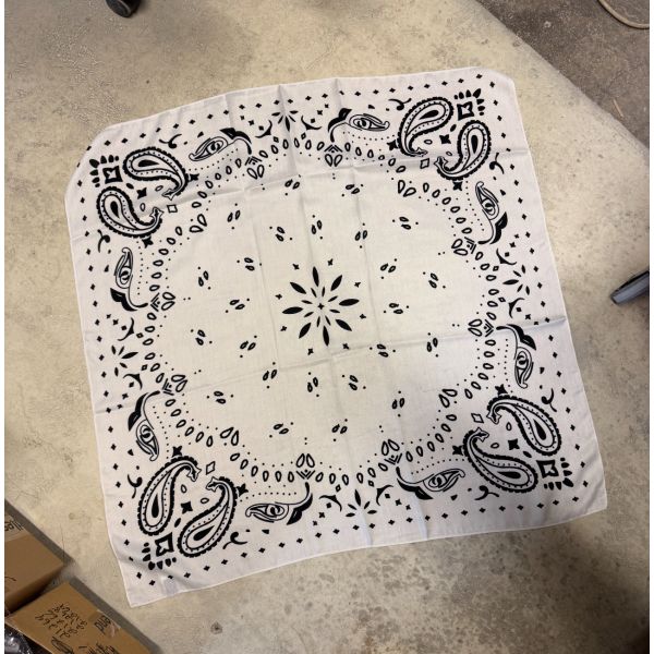 Bandana 90 Poly White