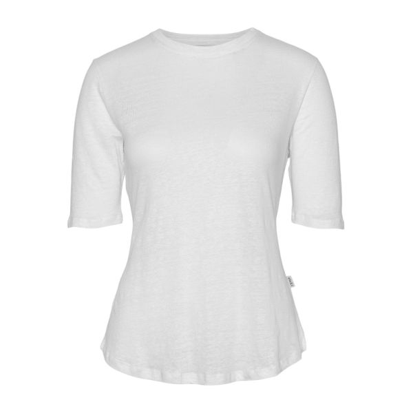 Karina Linen Tee White
