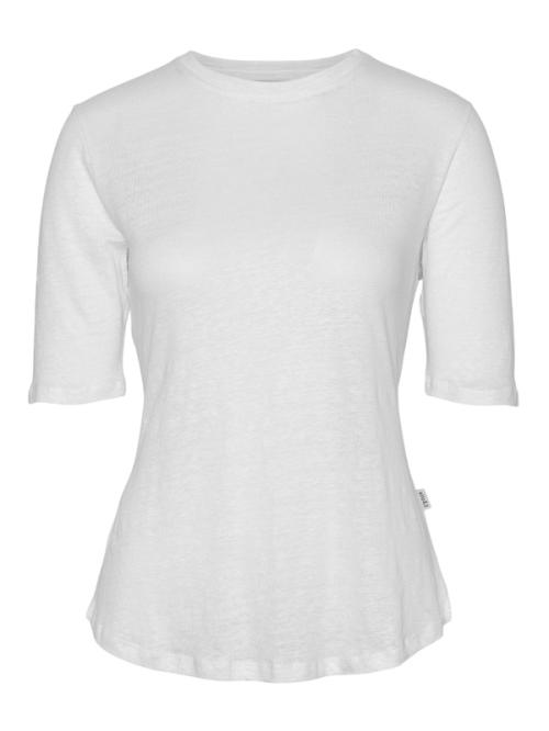 Karina Linen Tee White