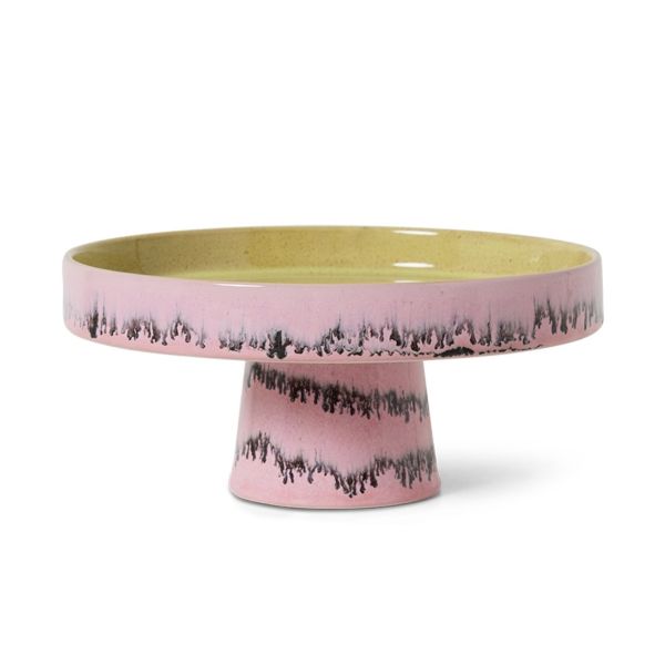 70s ceramics: bowl on base -  Bubble
