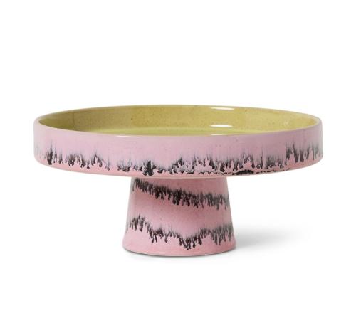 70s ceramics: bowl on base -  Bubble