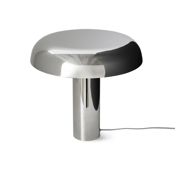 Mushroom table lamp chrome - Image 2