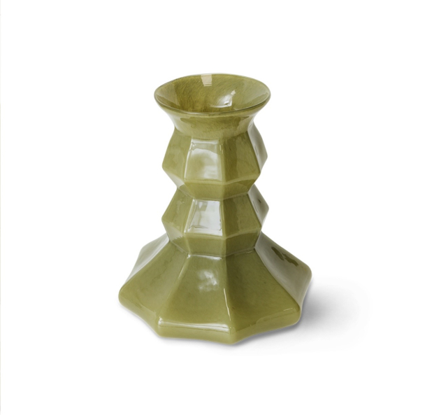 Silhouette glass vase green - Image 3