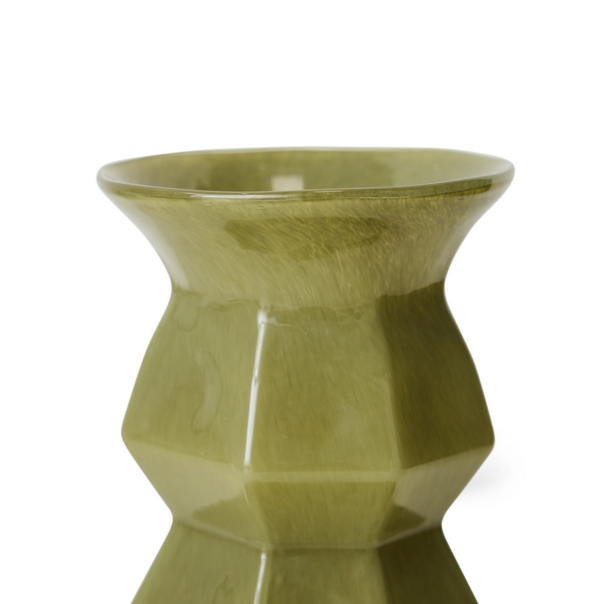 Silhouette glass vase green - Image 4