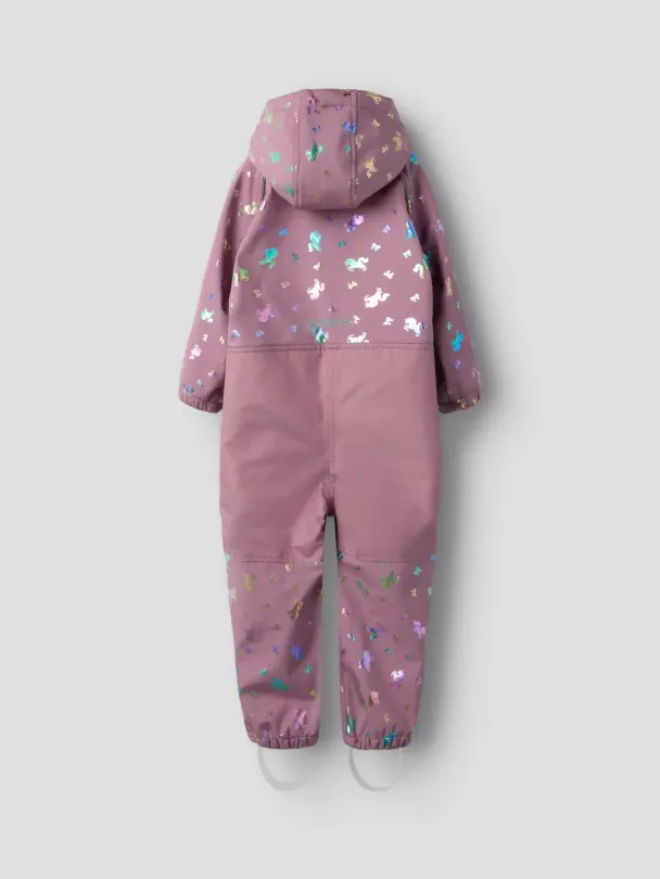 NMFalfa Softshelldress Enhjørning Lilla - Image 2