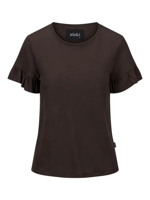 LARA LINEN TEE  - Image 1