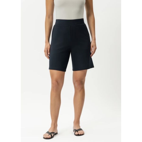 Light Ponte Shorts - Navy