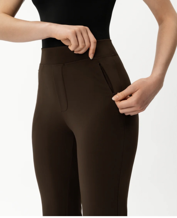 Asana Bootcut Pant - Dark Brow  - Image 5