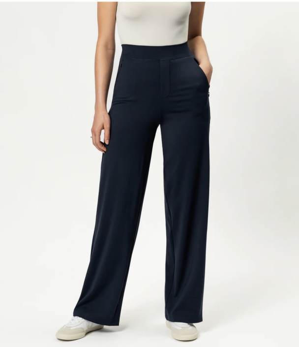 Asana Relaxed Straight Pant - Navy   - Image 1