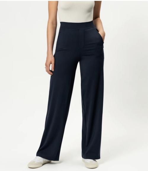 Asana Relaxed Straight Pant - Navy  