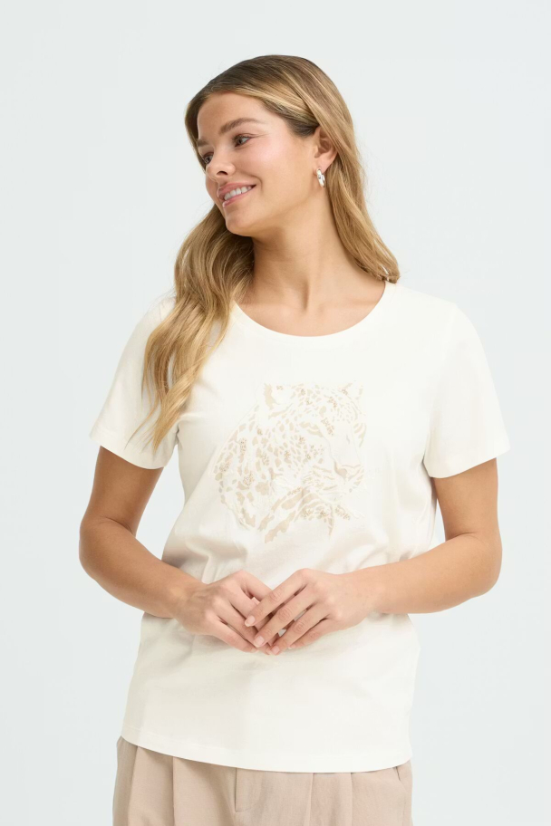 FREvani tee, offwhite - Image 1