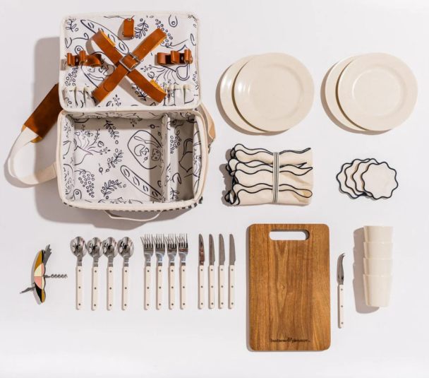 Pikniksett Stripete Marineblå - Image 3