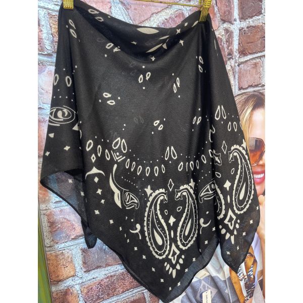 Bandana 90 Poly Black