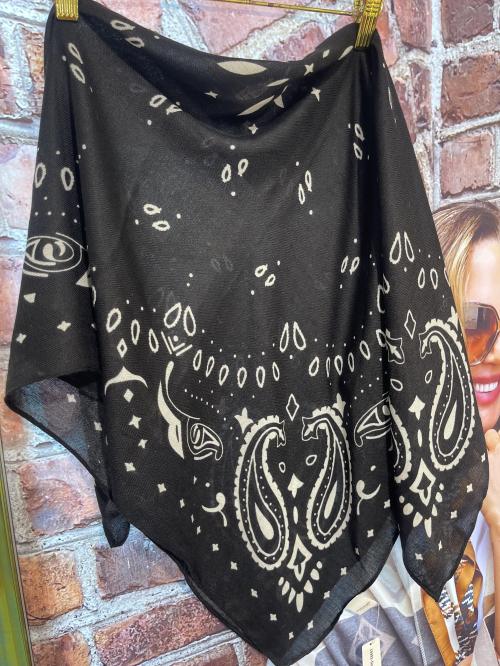 Bandana 90 Poly Black