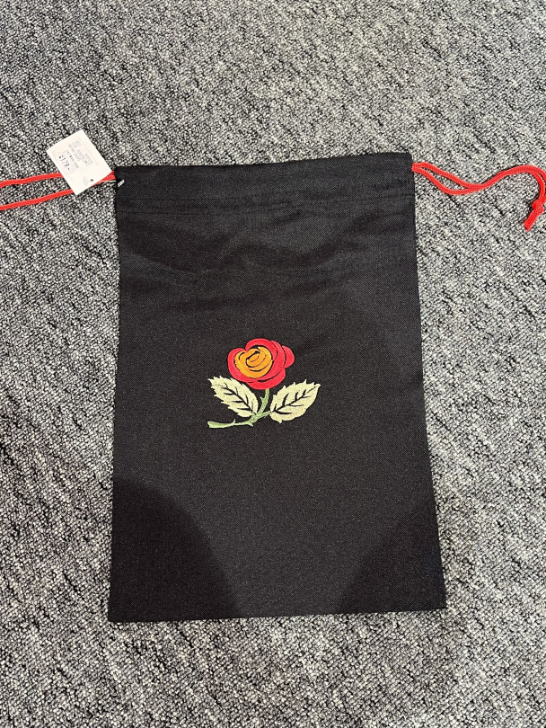 Skopose Bunad Svart m/blomster