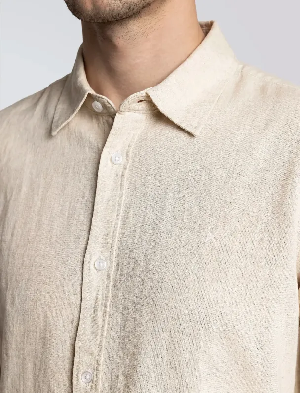 Luca skjorte, beige - Image 6