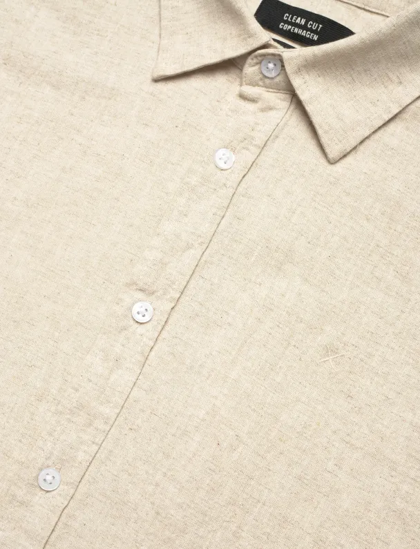 Luca skjorte, beige - Image 7