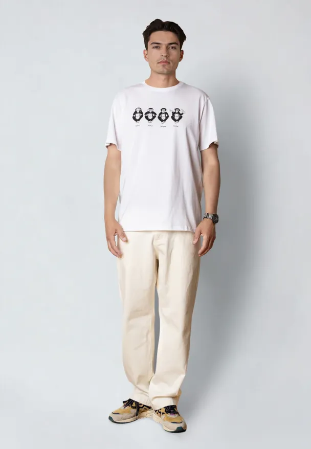 Wise Monkey t-shirt, hvit - Image 3