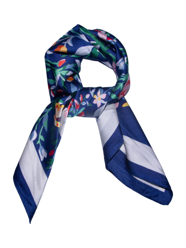 Skjerf Bunadslook Blå 773175 - Image 1