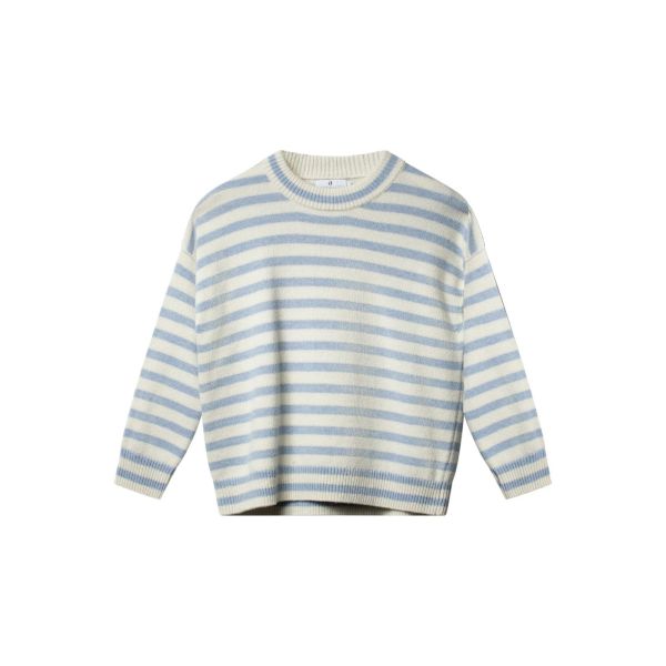 Kayne Stripe Offwihte/Light Blue