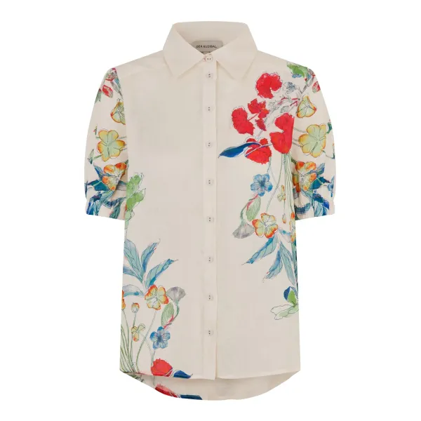 VioletaDEA NS Blouse Floral Leche fra Dea Kudibal