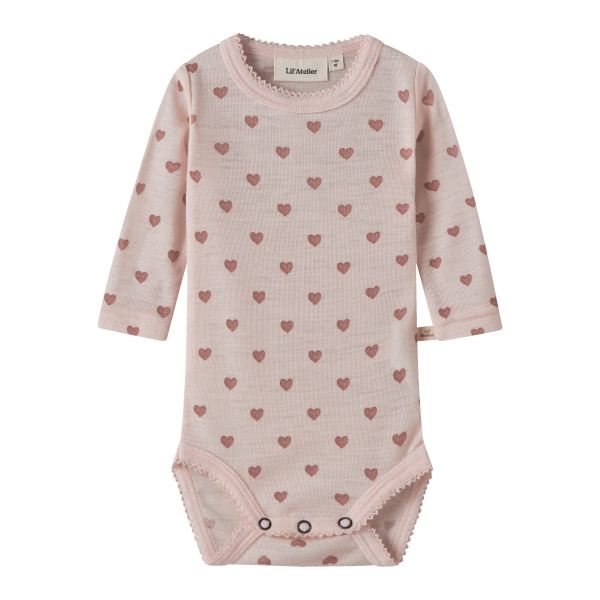Noel Wool Body, Morganite / Heart - Lil' Atelier