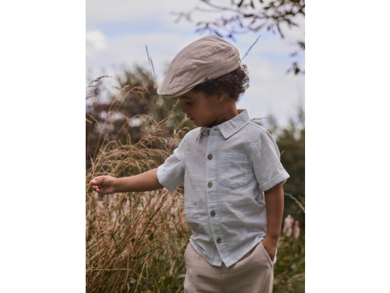 Freddie Sixpence Hat, Feather Grey - Lil' Atelier