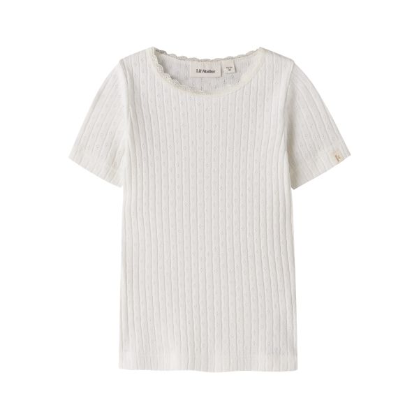 Haldis Slim Top, Coconut Milk - Lil' Atelier