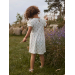 Rachello Duna Dress, Coconut Milk / Strawberry - Lil' Atelier
