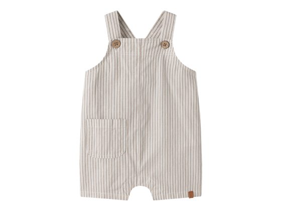 Helo Short Overall, Coconut Milk / Coca Mocha - Lil' Atelier