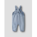 River Loose Overall, Medium Blue Denim - Lil' Atelier