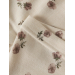 Nilo Wool/Modal Slim Legging, Turtledove / Flower - Lil' Atelier