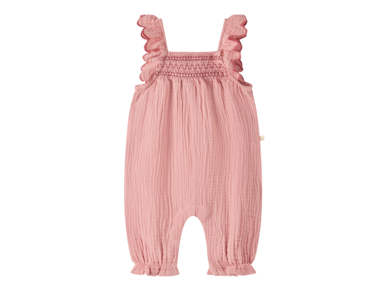 Hiba Loose Overall, Rose Tan - Lil' Atelier