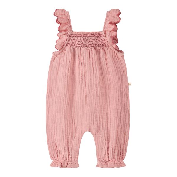 Hiba Loose Overall, Rose Tan - Lil' Atelier