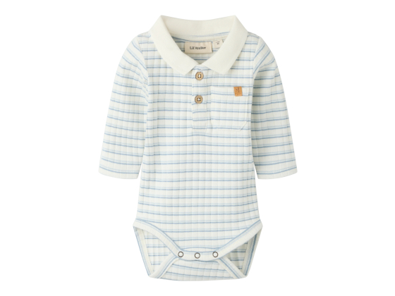 Haldur Slim Body, Coconut Milk / Dusty Blue - Lil' Atelier