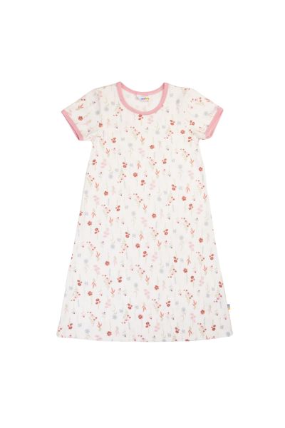 Nattkjole Jente Kortermet m/blomster 