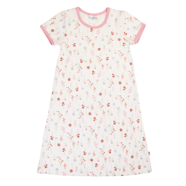 Nattkjole Jente Kortermet m/blomster 