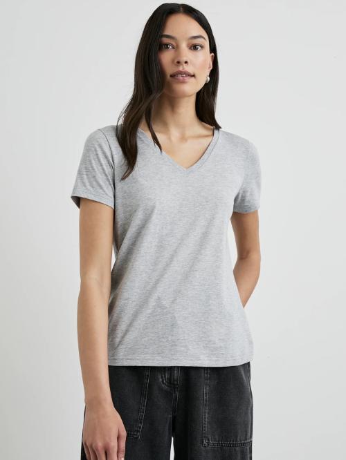 Classic V-Neck Heather Grey