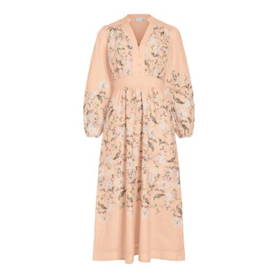 VIZANILA GIL L/S MIDI DRESS/DC/LN 